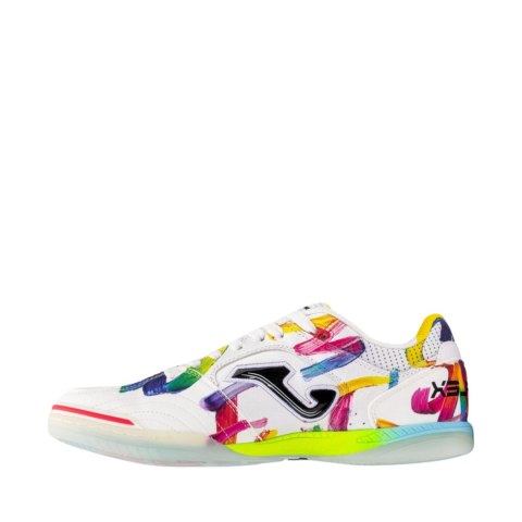 Buty piłkarskie Joma Top Flex Indoor 2676 białe TOPS2676IN