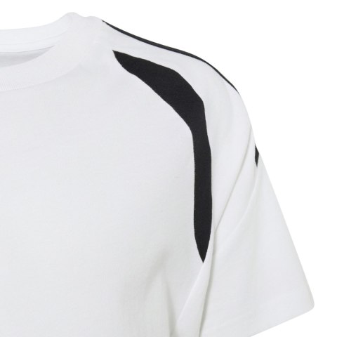 Koszulka dla dzieci adidas Tiro 26 League Tee biało-czarna KC3699