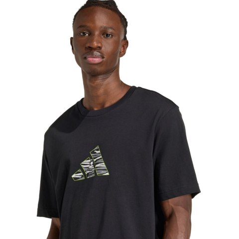 Koszulka męska adidas Camo Explorer Graphic czarna JZ7500