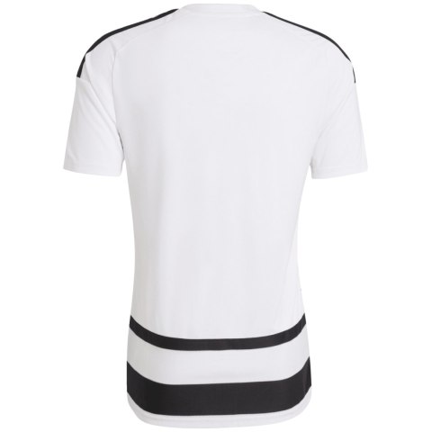Koszulka męska adidas Hooped 26 Jersey biało-czarna KS6949