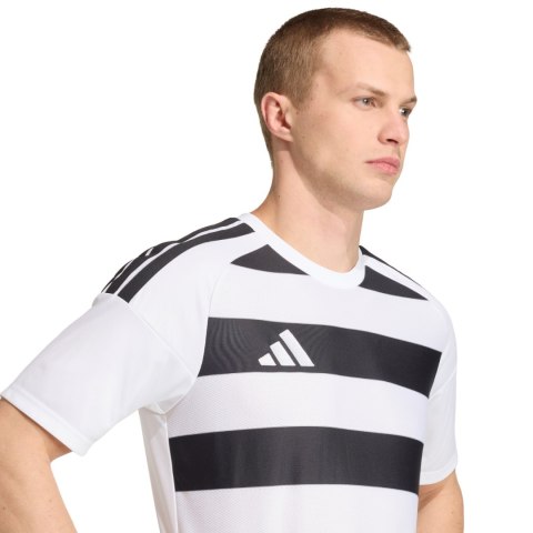 Koszulka męska adidas Hooped 26 Jersey biało-czarna KS6949