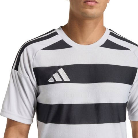 Koszulka męska adidas Hooped 26 Jersey szaro-czarna KF3396