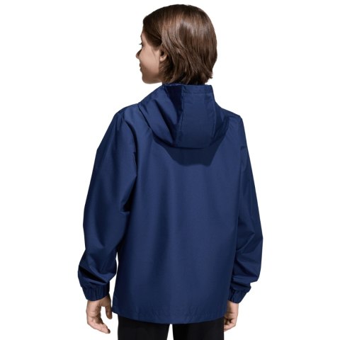 Kurtka dla dzieci adidas Entrada 26 All Weather granatowa JZ9103