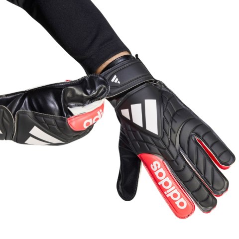 Rękawice bramkarskie adidas Copa Club czarno-czerwone KA7805