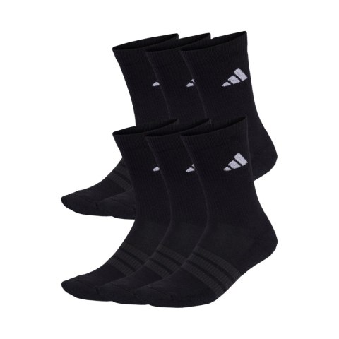 Skarpety adidas Cushioned Crew 6 par czarne KE5499