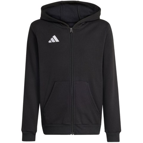 Bluza dla dzieci adidas Entrada 26 Full Zip Hoodie czarna KH1782