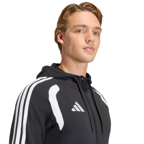 Bluza męska adidas Tiro 26 League Sweat Full Zip Hoodie czarna KF3321