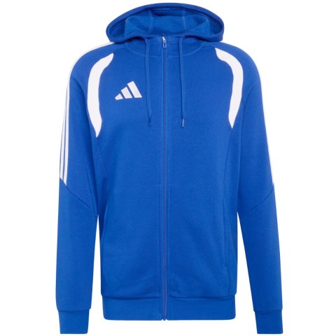 Bluza męska adidas Tiro 26 League Sweat Full Zip Hoodie niebieska KF9105