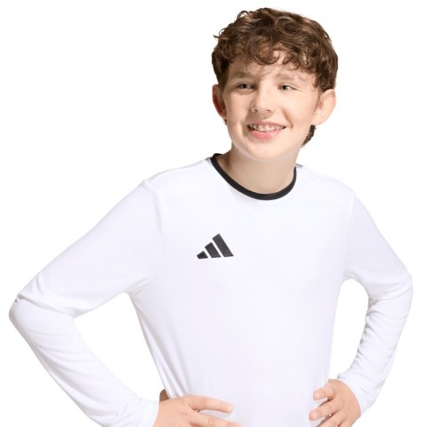 Koszulka dla dzieci adidas Entrada 26 Long Sleeve Jersey biała KF5874