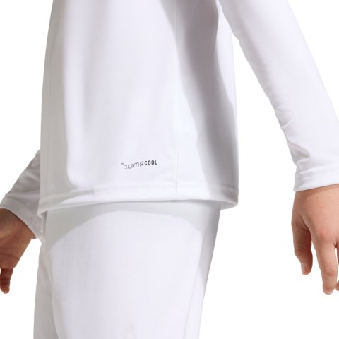 Koszulka dla dzieci adidas Entrada 26 Long Sleeve Jersey biała KF5874