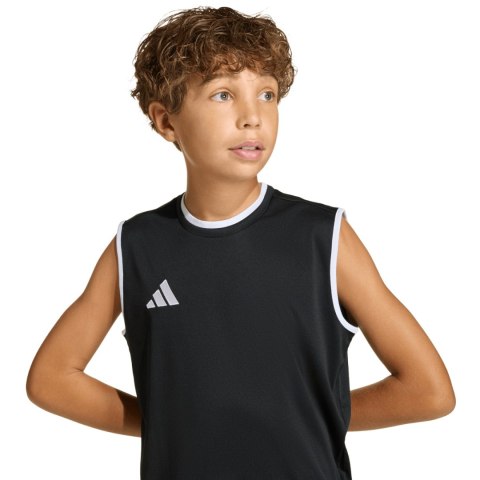 Koszulka dla dzieci adidas Entrada 26 Sleeveless Jersey czarna KB3933