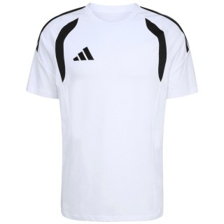 Koszulka męska adidas Tiro 26 League Tee biało-czarna KC3698