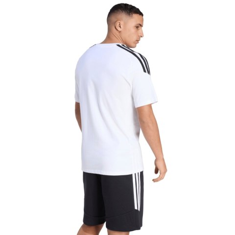 Koszulka męska adidas Tiro 26 League Tee biało-czarna KC3698