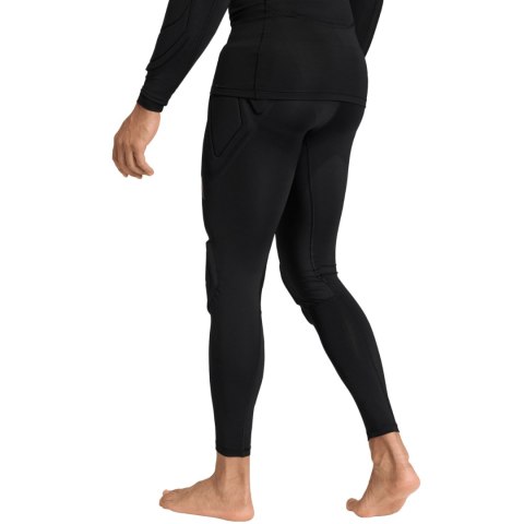Legginsy bramkarskie męskie adidas Padded Goalkeeper Baselayer Long czarne JZ9224