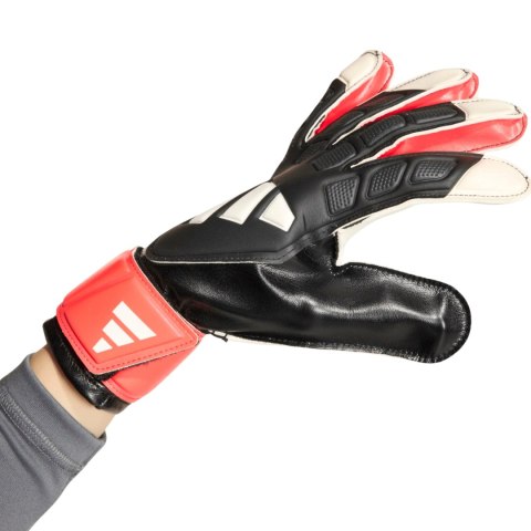 Rękawice bramkarskie dla dzieci adidas Predator Training czarno-biało-czerwone KR0472