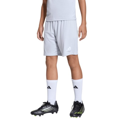 Spodenki dla dzieci adidas Entrada 26 jasnoszare JZ6533