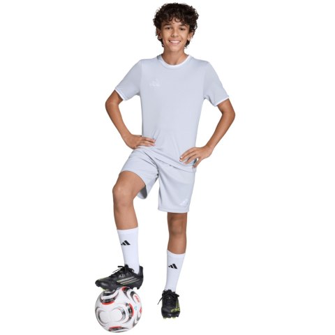 Spodenki dla dzieci adidas Entrada 26 jasnoszare JZ6533