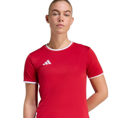 Koszulka damska adidas Entrada 26 Jersey czerwona JZ2490