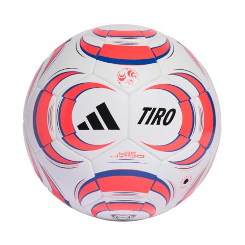 Piłka nożna adidas Tiro League J290 biało-pomarańczowa JW1527