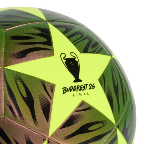 Piłka nożna adidas UCL 25/26 Final Club zielono-czarna JX9092