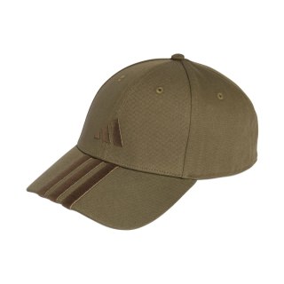 Czapka z daszkiem adidas 3-Stripes New Logo Baseball oliwkowa KE5878