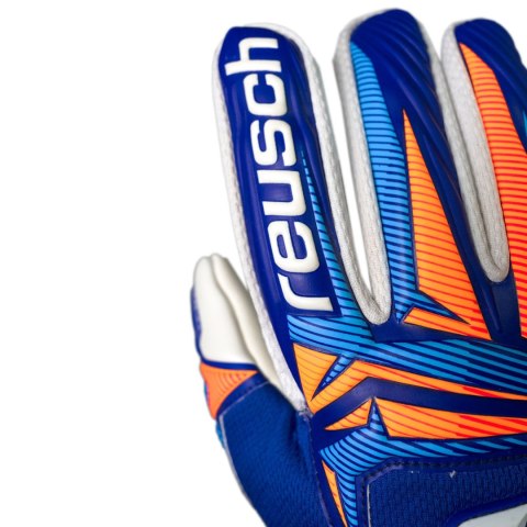 Rękawice bramkarskie Reusch Attrakt Advance niebieskie 5670215 4126