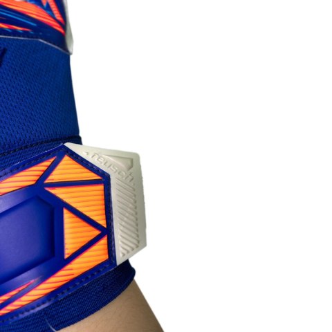 Rękawice bramkarskie Reusch Attrakt Advance niebieskie 5670215 4126