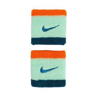 Frotki na rękę Nike Swoosh Wristbands 2 szt. zielone N1012405322