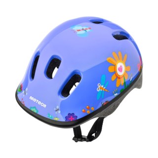 Kask rowerowy Meteor KS06 XS 44-48 cm Garden niebieski 24814