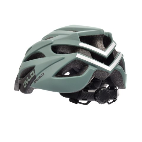 Kask rowerowy Meteor Ovlo L 58-61 cm zielony 16870
