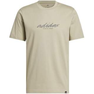 Koszulka męska adidas Color Connect Graphic beżowa KE1315