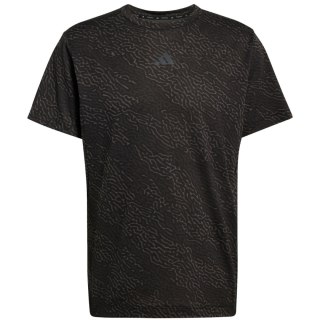 Koszulka męska adidas D4T Power Aop Tee czarna KF3097