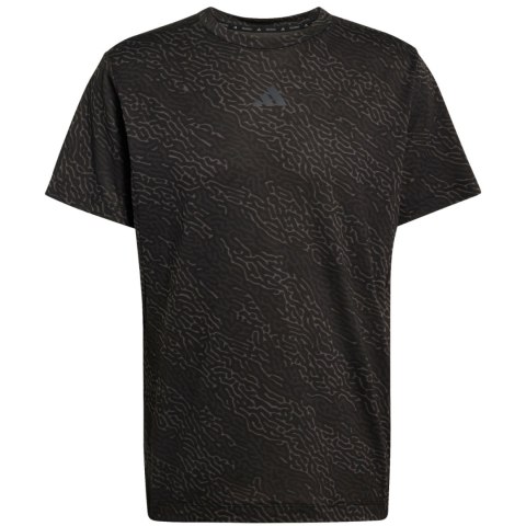 Koszulka męska adidas D4T Power Aop Tee czarna KF3097