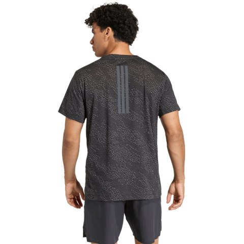 Koszulka męska adidas D4T Power Aop Tee czarna KF3097