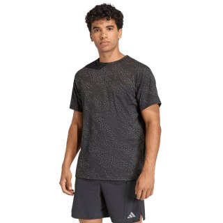 Koszulka męska adidas D4T Power Aop Tee czarna KF3097