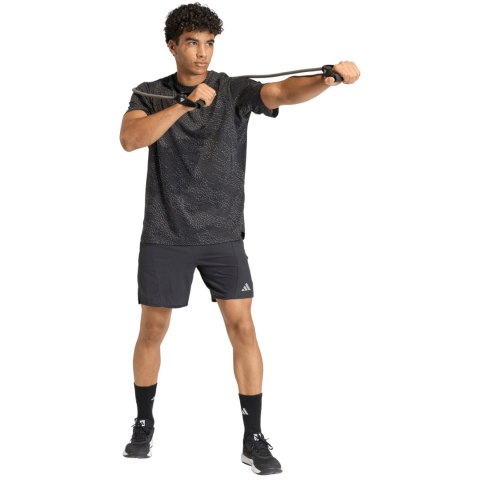 Koszulka męska adidas D4T Power Aop Tee czarna KF3097