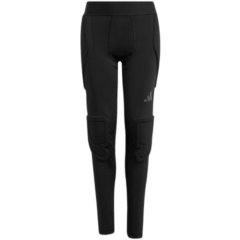 Legginsy bramkarskie dla dzieci adidas Padded Baselayer Long Tight czarne JZ9225