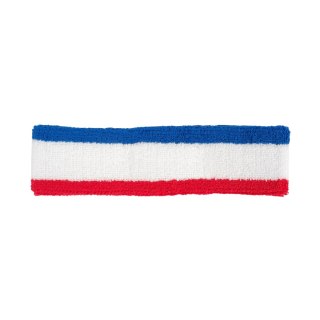 Opaska na głowę Nike Swoosh biało-niebiesko-czerwona N1012407467