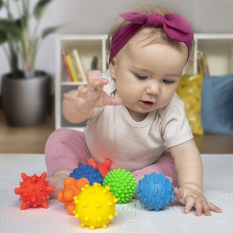 Piłki sensoryczne bez dziurki 8 szt. Tullo REF802