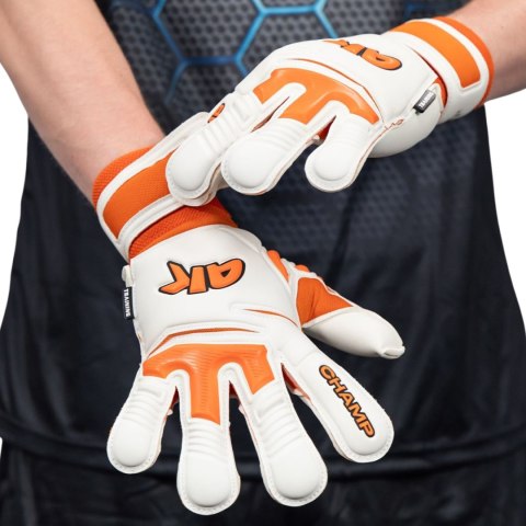 Rękawice bramkarskie 4Keepers Champ Training VII RF2G biało-pomarańczowe