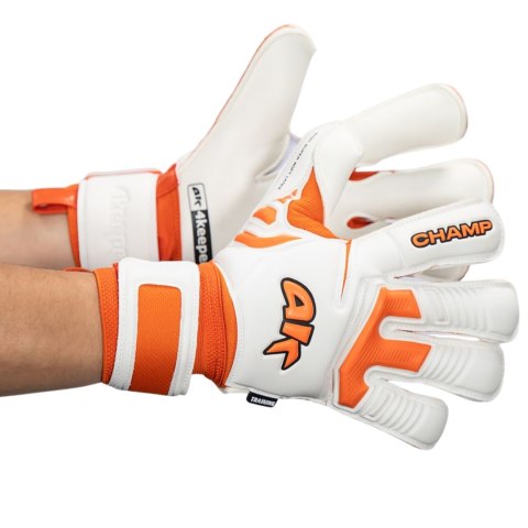 Rękawice bramkarskie 4Keepers Champ Training VII RF2G biało-pomarańczowe