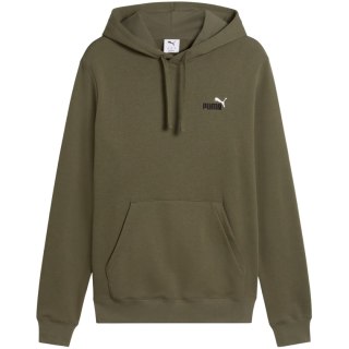 Bluza męska Puma ESS 2 Color Small No.1 Logo Hoodie oliwkowa 684719 81