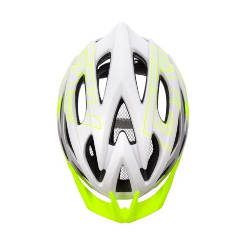 Kask Meteor Gruver L 58-61 cm biało-zielony 24802