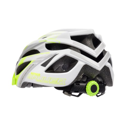 Kask Meteor Gruver L 58-61 cm biało-zielony 24802