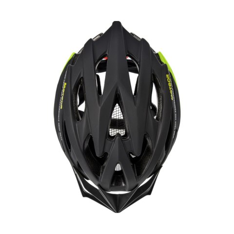 Kask rowerowy Meteor MV29 Drizzle L 58-61 cm czarny/neonowy zielony 16921