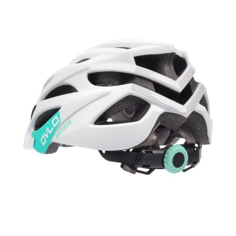 Kask rowerowy Meteor Ovlo M 55-58 cm biało-miętowy 17862