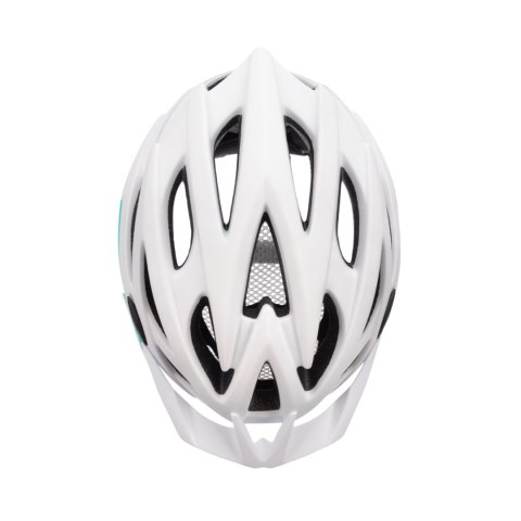 Kask rowerowy Meteor Ovlo M 55-58 cm biało-miętowy 17862