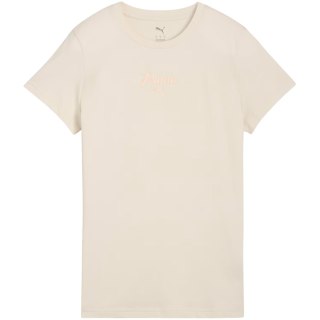 Koszulka damska Puma ESS Script Tee beżowa 691760 87