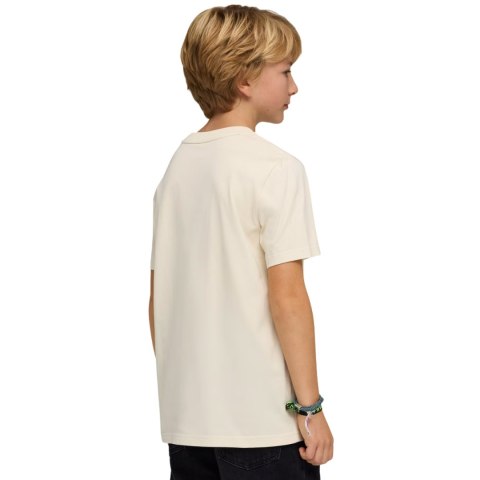 Koszulka dla dzieci Puma ESS Small No.1 Logo Centered Tee beżowa 692975 87