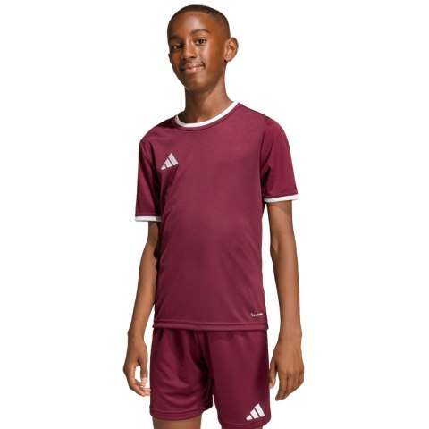 Koszulka dla dzieci adidas Entrada 26 Jersey bordowa JZ2530